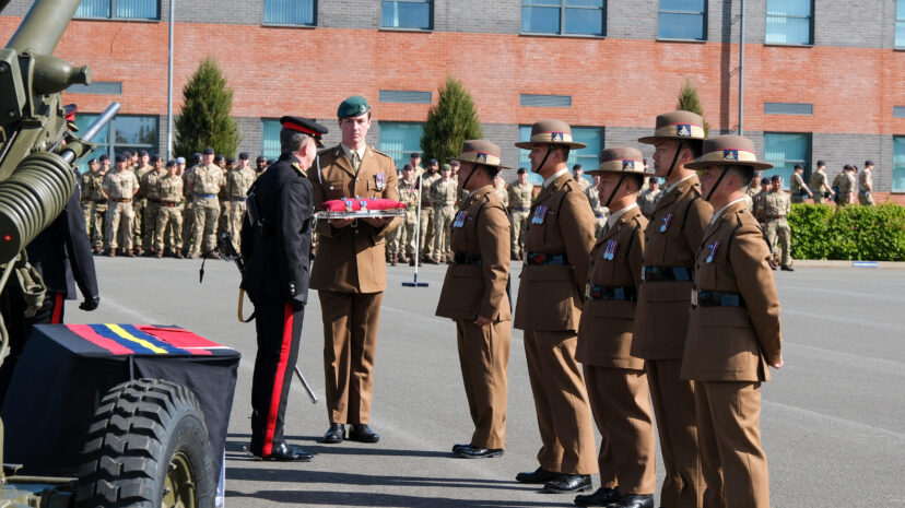 The King’s Gurkha Artillery First Kasam Khane Parade