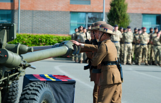 The King’s Gurkha Artillery First Kasam Khane Parade