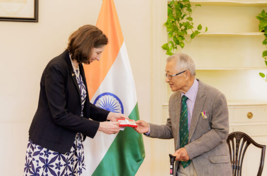 Gurkha Veteran Presented with the British Empire Medal