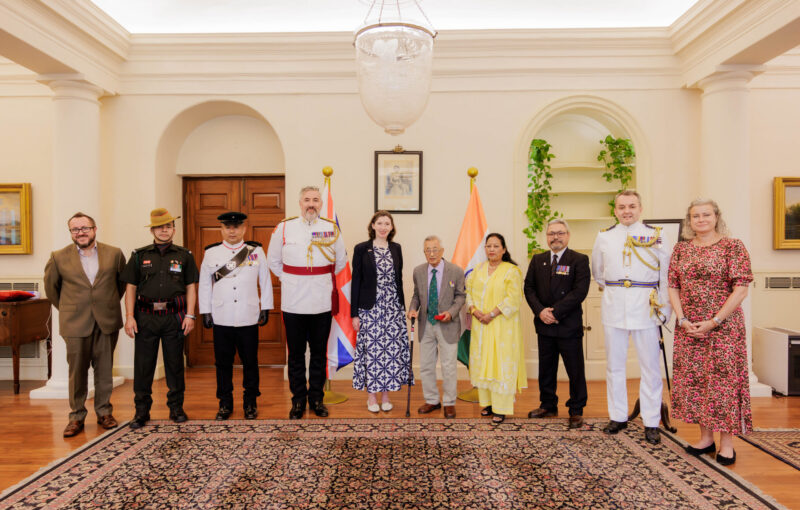 Gurkha Veteran Presented with the British Empire Medal