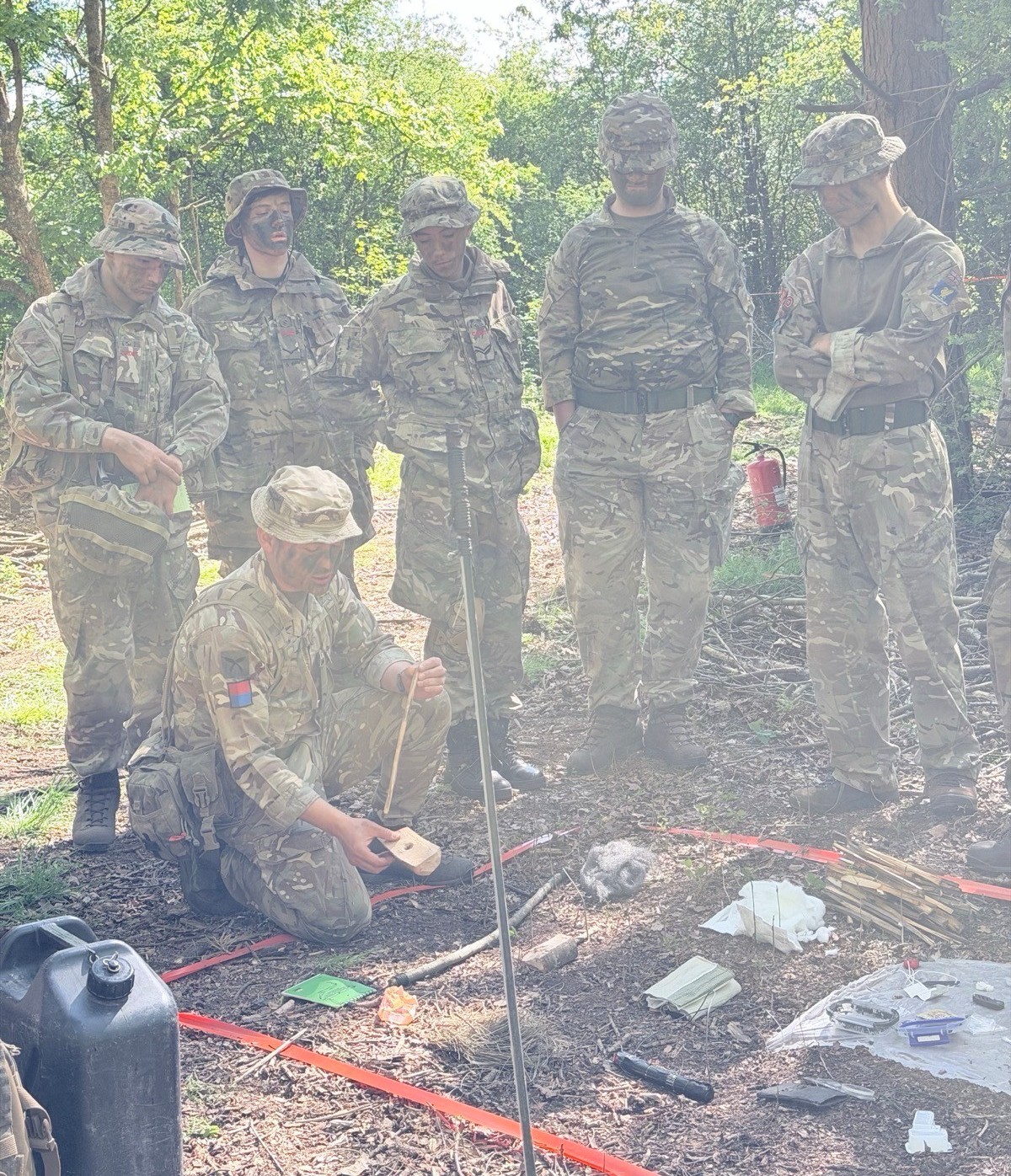 The King’s Gurkha Artillery Delivers Survival Training on Cadet Competition The King’s Gurkha Artillery Delivers Survival Training on Cadet Competition