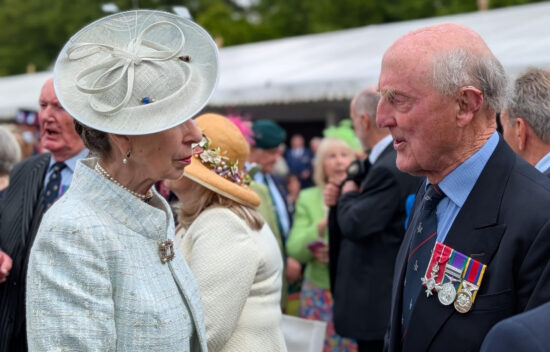Gurkha Malaya and Borneo Veterans and Ladies Delight at Royal Garden Party