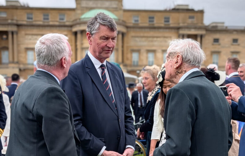 Gurkha Malaya and Borneo Veterans and Ladies Delight at Royal Garden Party
