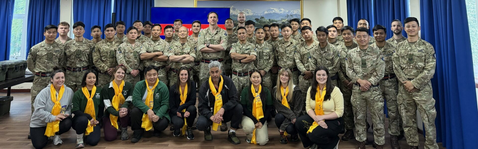 Gurkha Welfare Trust Visit to 250 Gurkha Signal Squadron