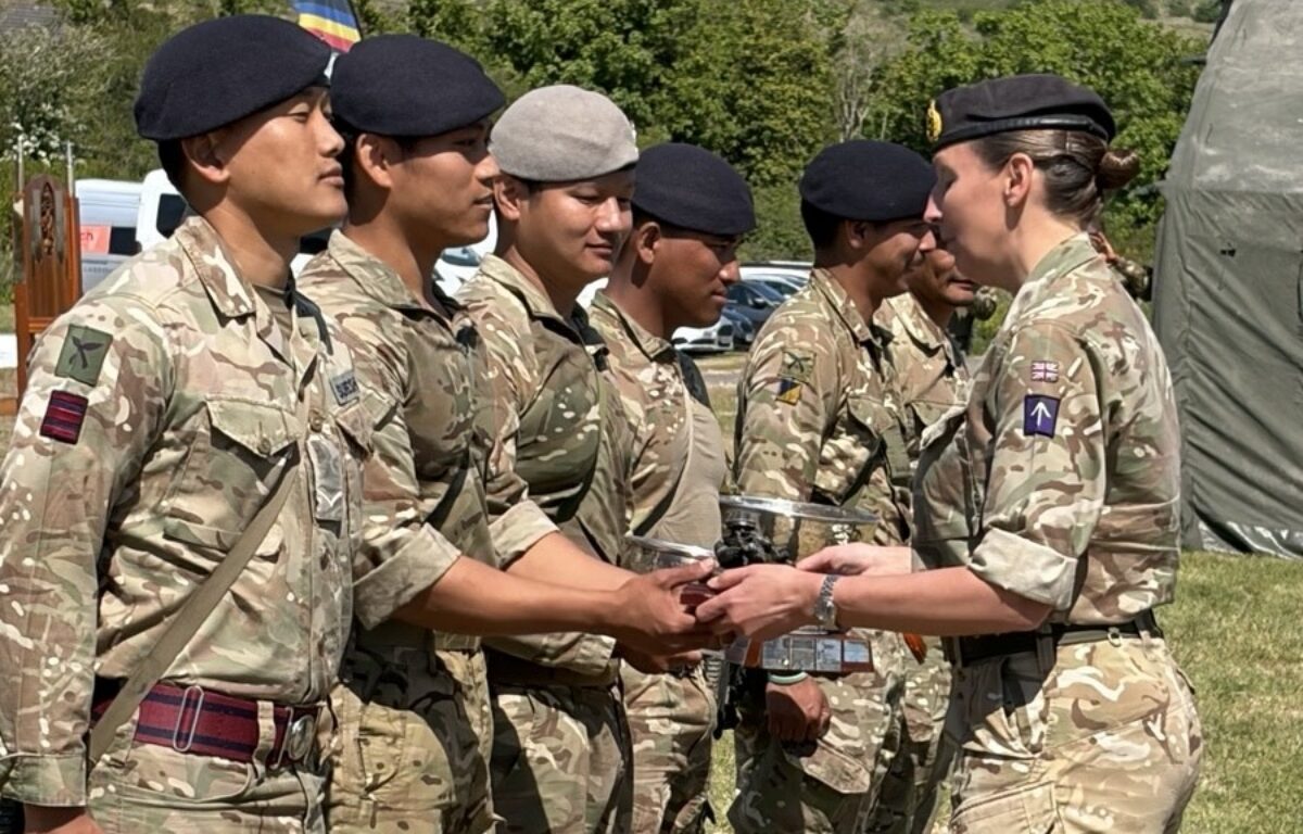 The King’s Gurkha Artillery – First Corps Operational Shooting Competition