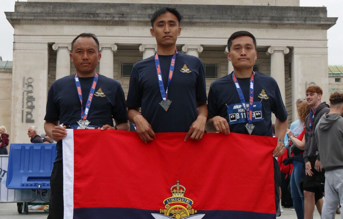 Gurkha Gunners Supporting the Gurkha Museum