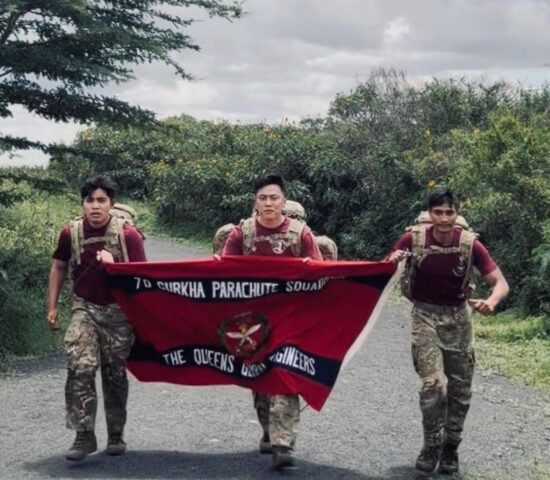 Sappers Carry 16kg Bergens over 70km for Charity