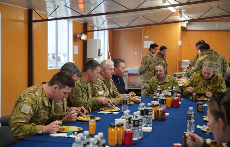 QOGLR Catering team in New Zealand
