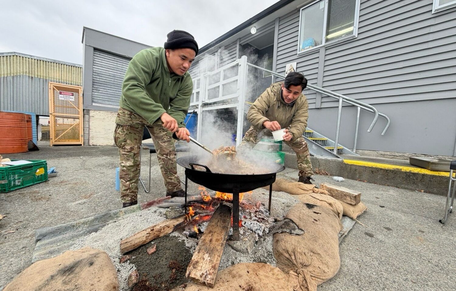 QOGLR Catering team in New Zealand