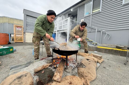 QOGLR Catering team in New Zealand