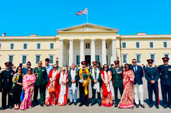 Historic Moment for the Nepali Army at Sandhurst Historic Moment for the Nepali Army at Sandhurst