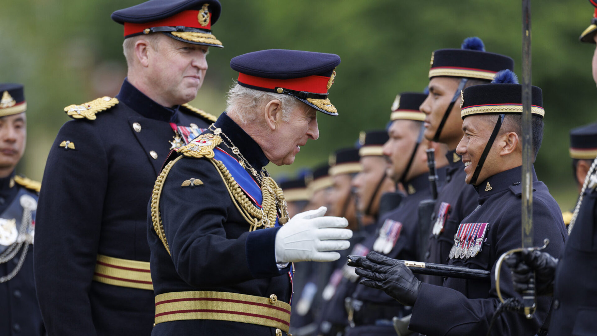 King’s Gurkha Artillery Formation Parade
