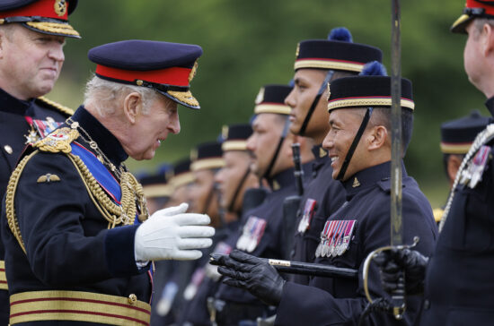 King’s Gurkha Artillery Formation Parade