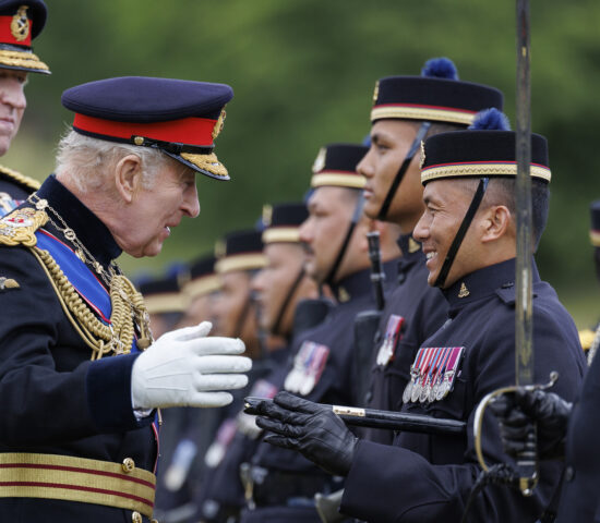 King’s Gurkha Artillery Formation Parade