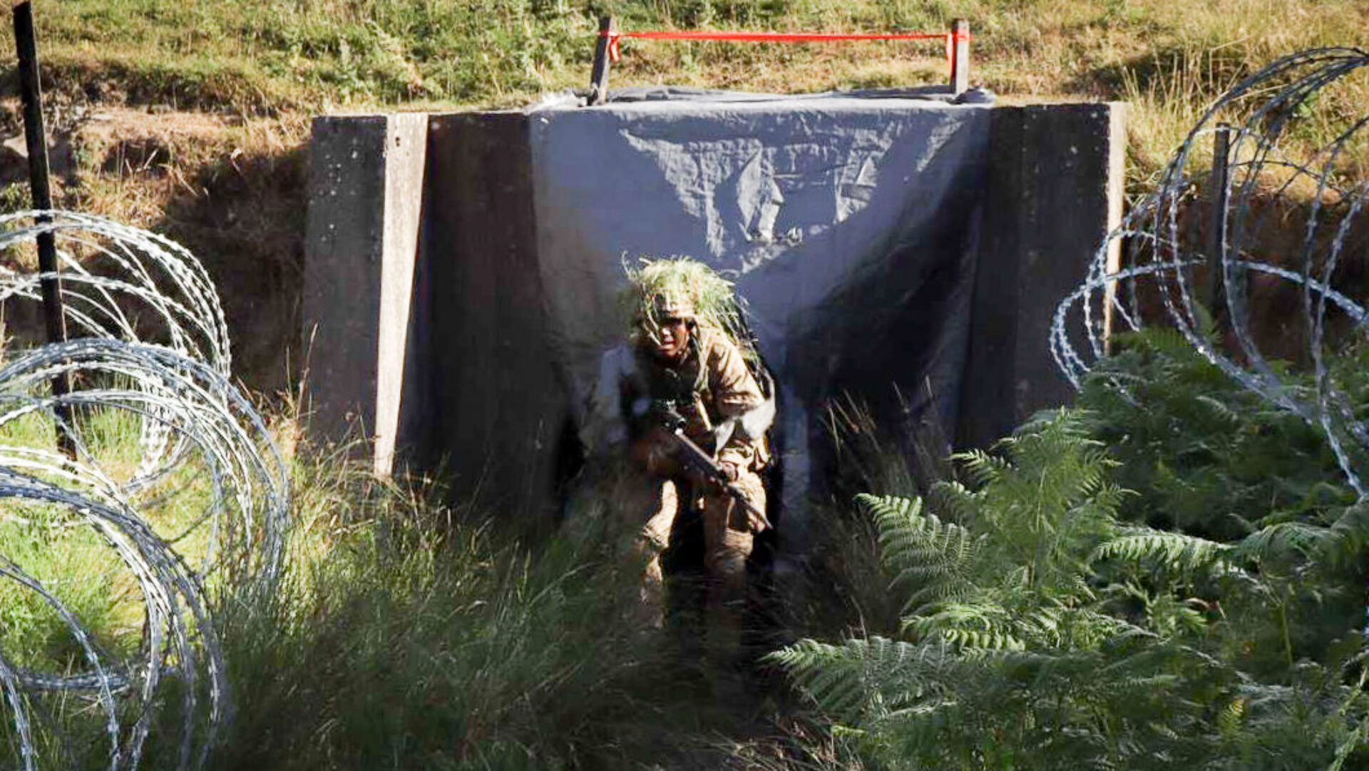 Gurkha Trainees Learn the Skills of Bayonet Fighting