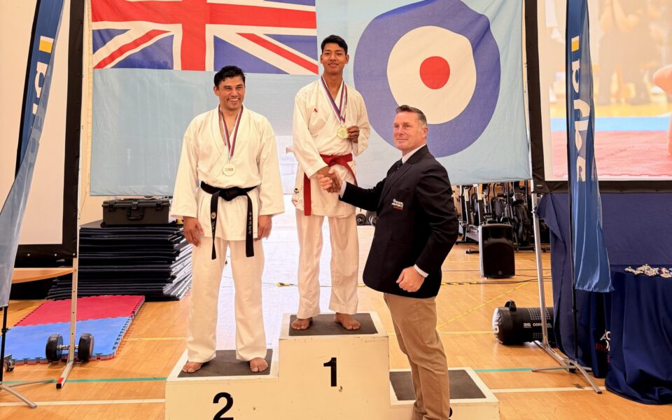 Rifleman Dhirendra Shines at UKAF Inter Service Karate Championships