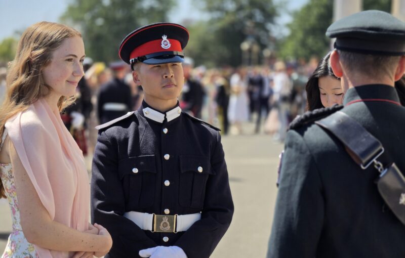The Royal Gurkha Rifles new officers