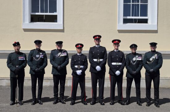 The Royal Gurkha Rifles new officers