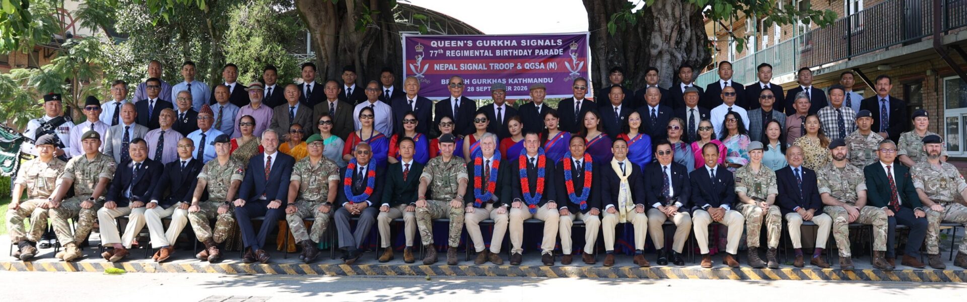 The 77th Regimental Birthday Parade of the Queen’s Gurkha Signals (QG SIGNALS) took place at British Gurkhas Nepal (BGN) Kathmandu on 28 September 2026. The 77th Regimental Birthday Parade of the Queen’s Gurkha Signals (QG SIGNALS) took place at British Gurkhas Nepal (BGN) Kathmandu on 28 September 2026.