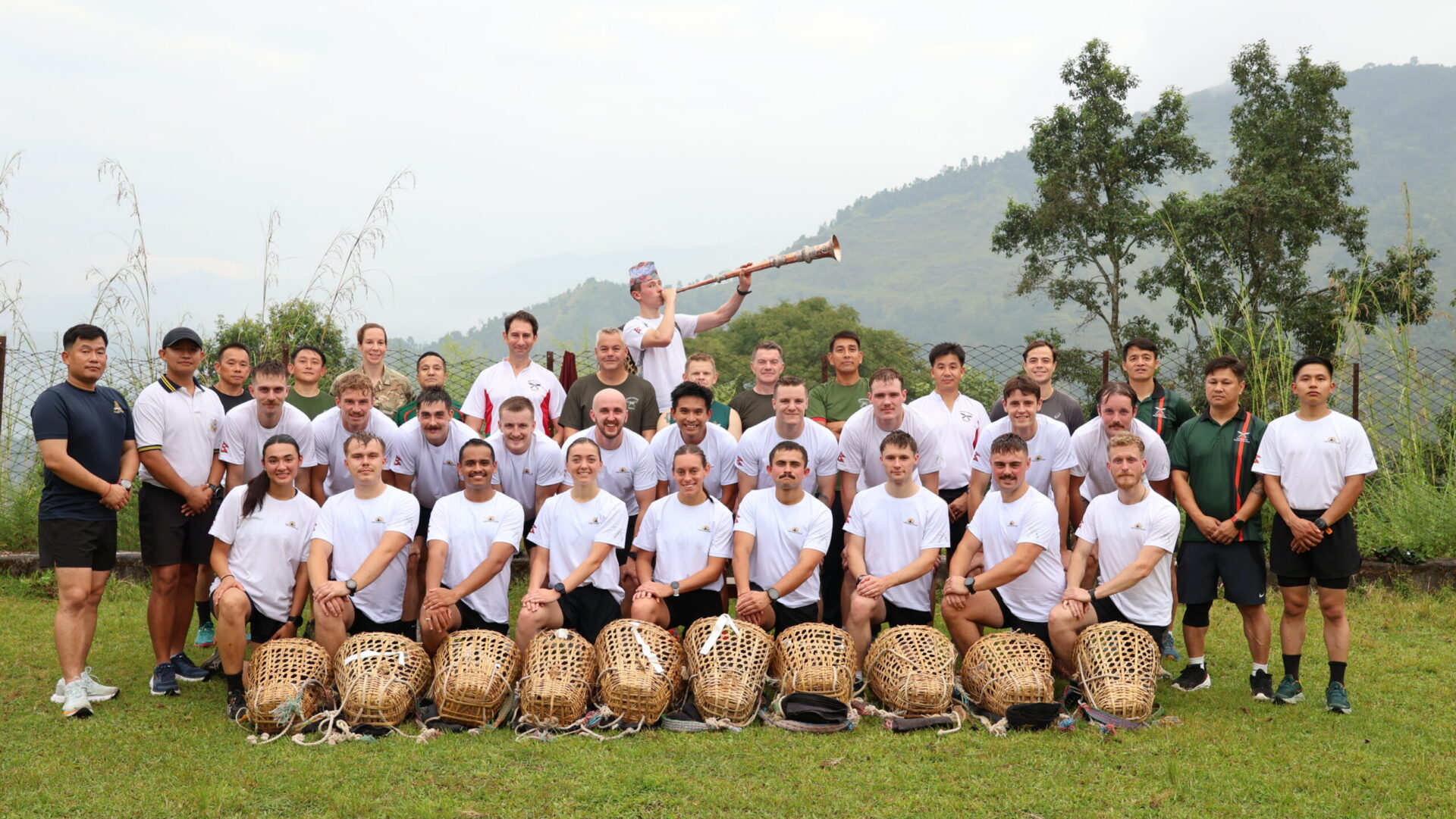Course Personnel Complete the Challenging Doko Run in Pokhara