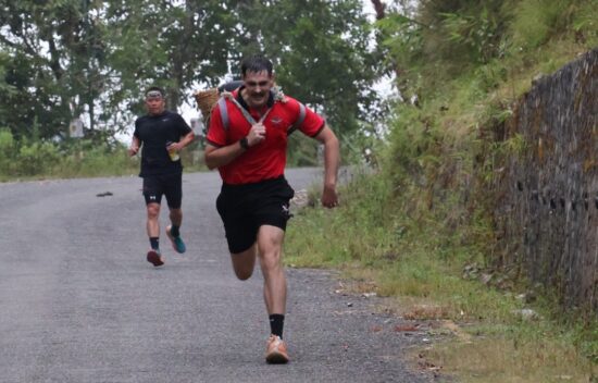 Course Personnel Complete the Challenging Doko Run in Pokhara