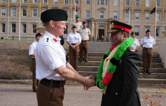 COAS Nepali Army visits HQ Brigade of Gurkhas