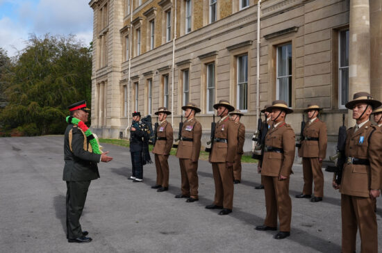 COAS Nepali Army visits HQ Brigade of Gurkhas