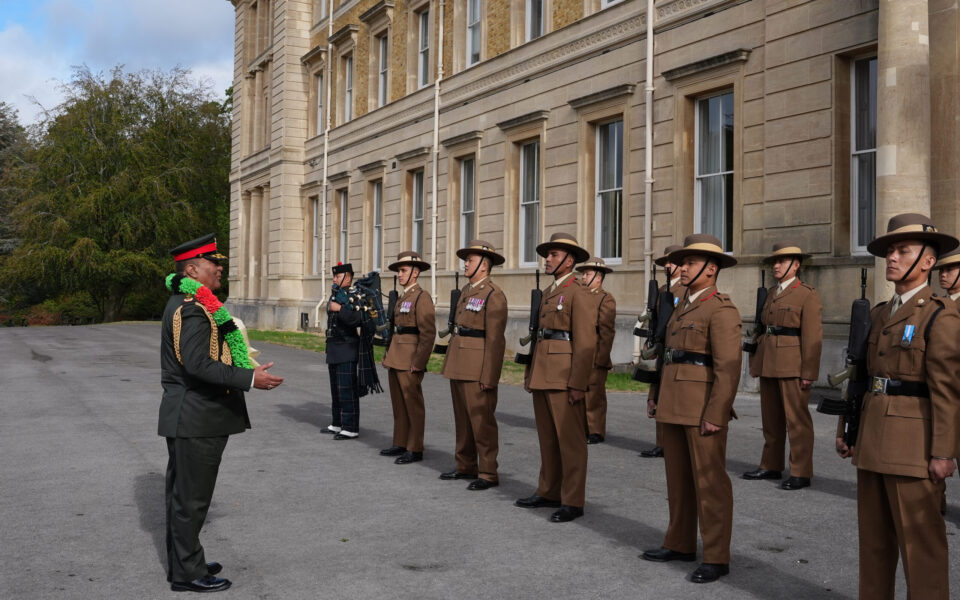 COAS Nepali Army visits HQ Brigade of Gurkhas