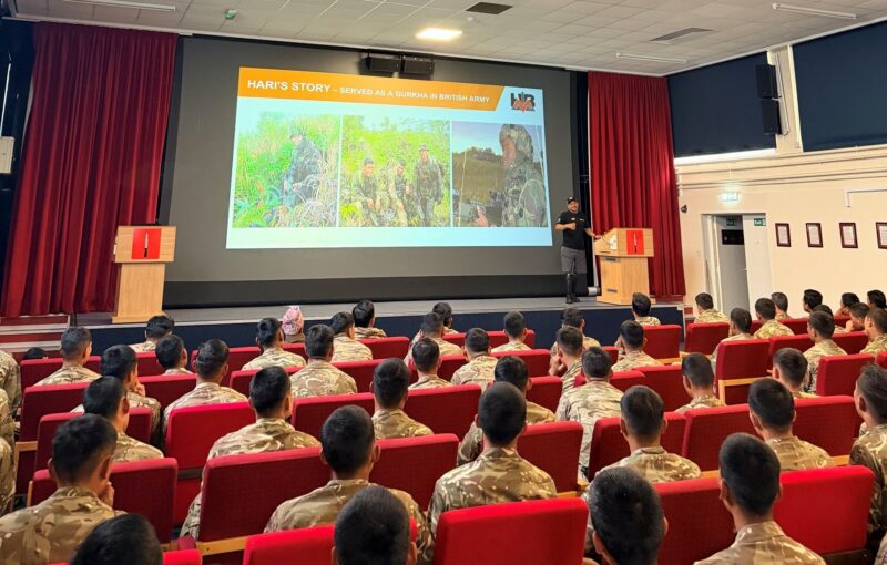 Inspiring Visit of Hari Budha Magar MBE to Gurkha Training Company, Catterick Inspiring Visit of Hari Budha Magar MBE to Gurkha Training Company, Catterick