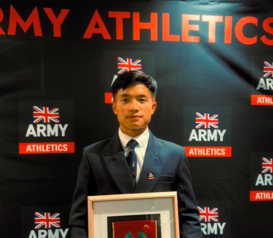 Signaller Roshan Thapa Magar Awarded Army Colours