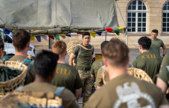 Charity Doko Race at the Royal Military Academy Sandhurst