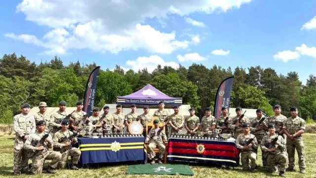 Victory for Gurkha ARRC Support Battalion at 2025 Inter-Corps Operational Shooting Competition. ⁠
⁠
#Gurkha #soldier #BritishArmy #Nepal⁠