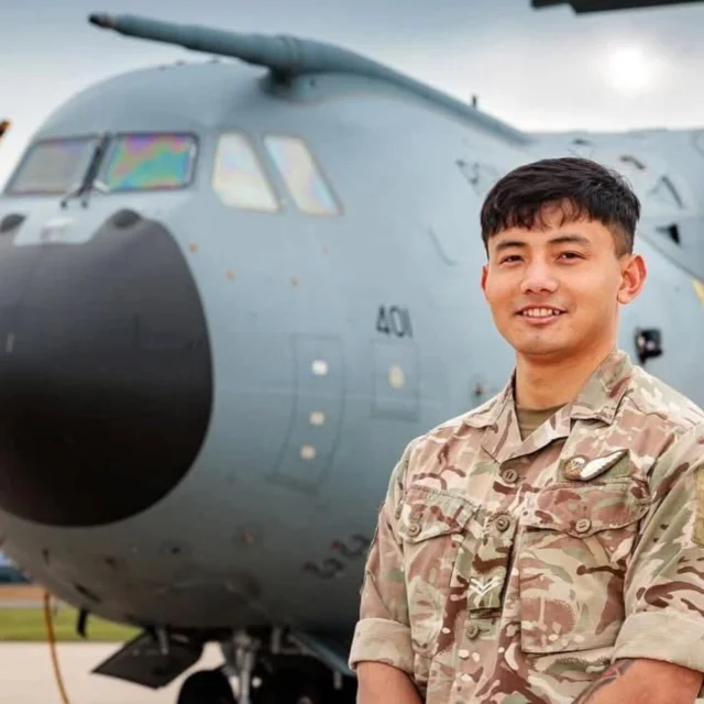 Congratulations to Corporal Kiran Gurung on becoming the first Gurkha Parachute Jumping Instructor (PJI) at the Airborne Delivery Wing (ADW).  #Gurkha #soldier #Nepal #britisharmy